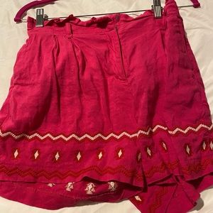 LOFT hot pink shorts